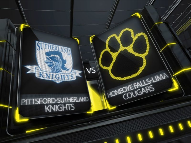 Varsity Boys Basketball: Pittsford-Sutherland Knights @ HF-L Cougars 1/7/15